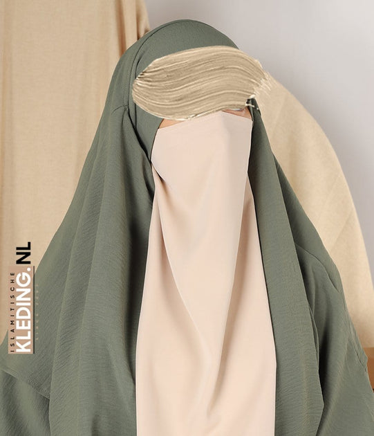 Halber Niqab Islamitischekledingnl