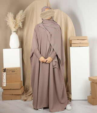 Farasha Abaya Basic Taupe