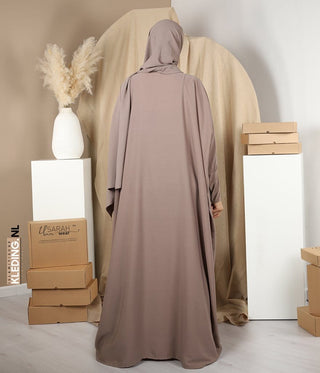 Farasha Abaya Basic Taupe