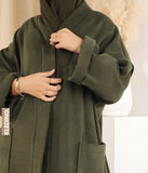 Essential Winter Kimono Akemi Army Green