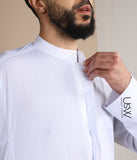 UsW - Tailored Qamees White L-Kraag