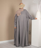 Jilbab Qatariyya Grey