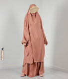 2-Delige  TIE- BACK Jilbab Elast. Polsjes - Melba