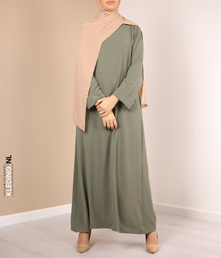 Noora Kimono Abaya - Leaf