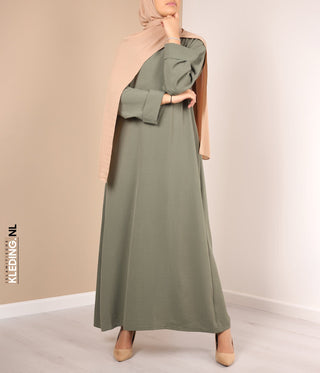 Noora Kimono Abaya - Leaf