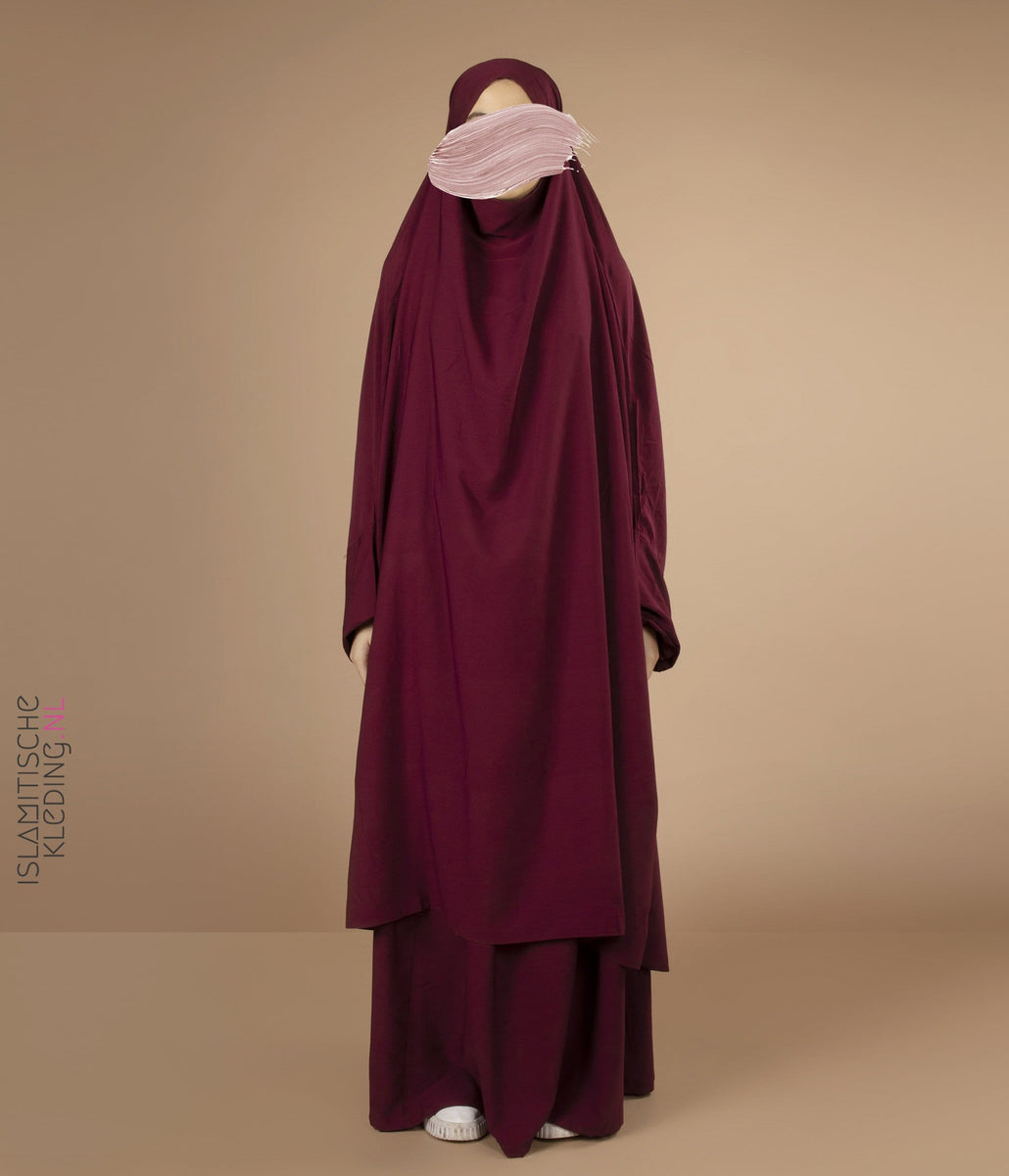 Jilbab rouge on sale