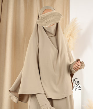 UsW - Tie Back Amira Stretch khimar Arrzha