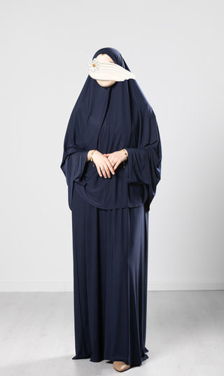 Jersey Premium Abaya + Khimar
