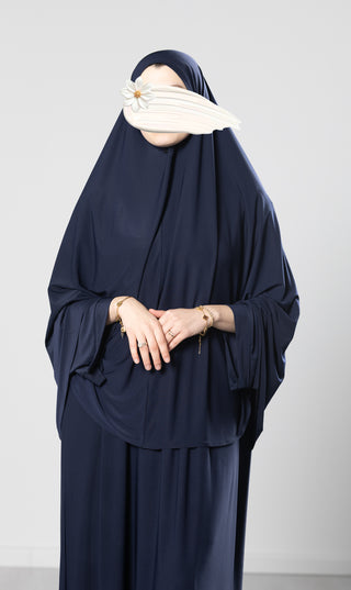 Jersey Premium Abaya + Khimar