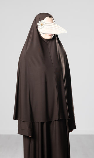 Jersey Premium Abaya + Khimar