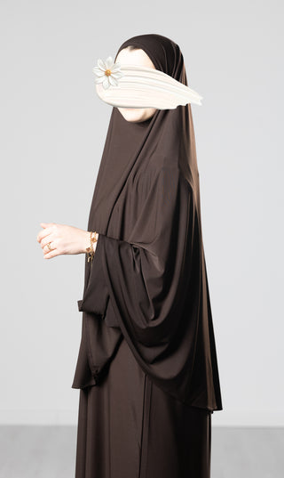 Jersey Premium Abaya + Khimar