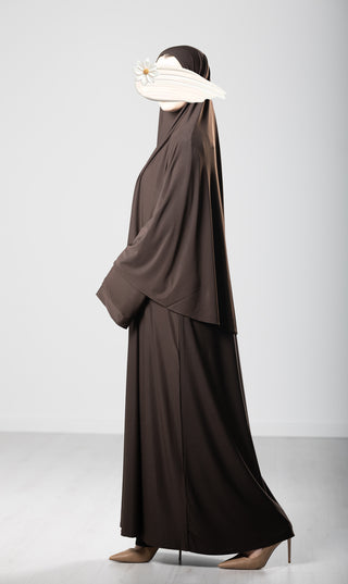 Jersey Premium Abaya + Khimar
