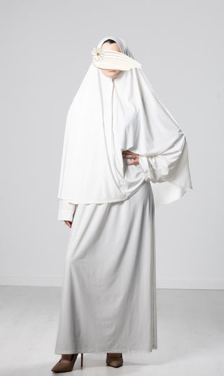 Jersey Premium Abaya + Khimar