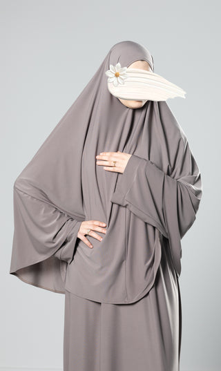 Jersey Premium Abaya + Khimar