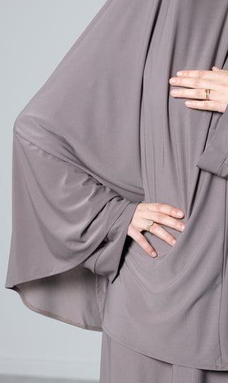 Jersey Premium Abaya + Khimar