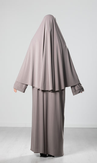 Jersey Premium Abaya + Khimar