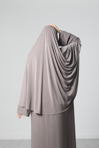 Jersey Premium Abaya + Khimar