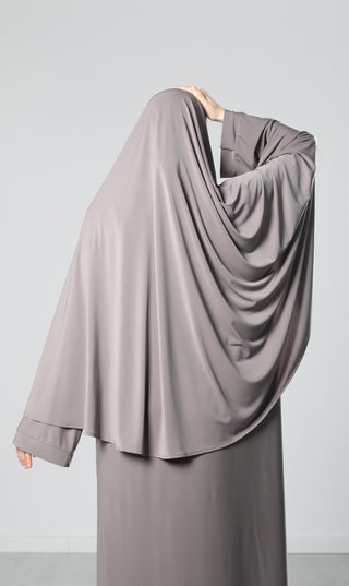 Jersey Premium Abaya + Khimar