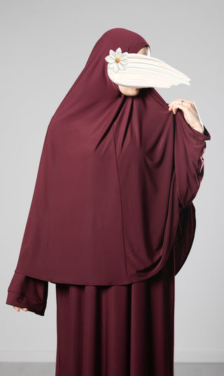 Jersey Premium Abaya + Khimar