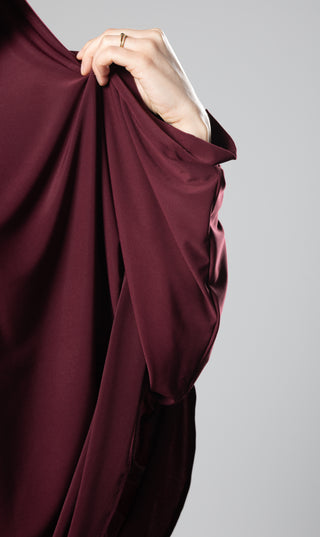 Jersey Premium Abaya + Khimar
