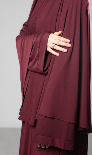 Jersey Premium Abaya + Khimar
