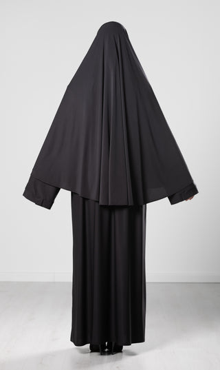 Jersey Premium Abaya + Khimar