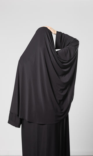 Jersey Premium Abaya + Khimar
