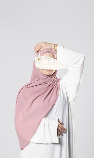 Hijaab 150cm Oval - Velvet Rose