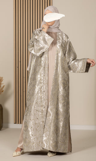 Jaquard Baroque Kimono Set - Insaff