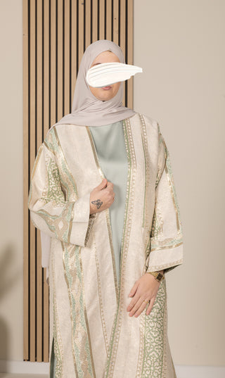 Jaquard Baroque Kimono Set - Amalia