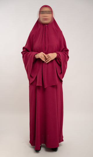 A-Linie Puff Jazz Abaya R – Framboise