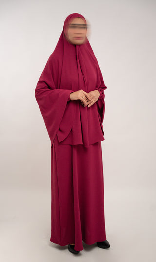 A-Linie Puff Jazz Abaya R – Framboise