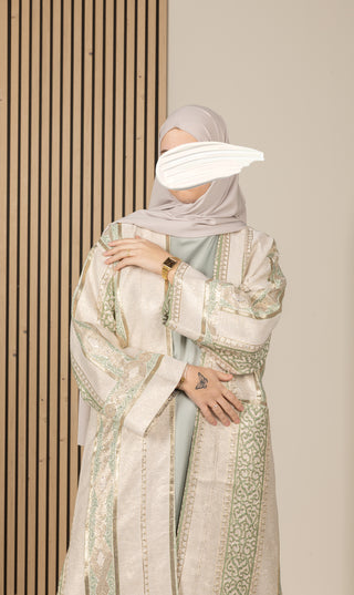 Jaquard Baroque Kimono Set - Amalia
