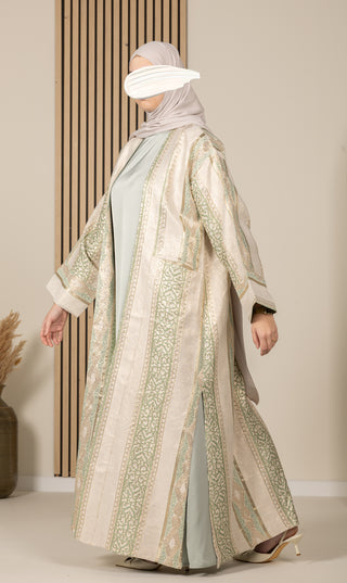 Jaquard Baroque Kimono Set - Amalia