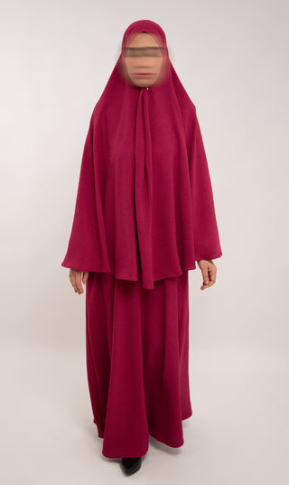 A-Linie Puff Jazz Abaya R – Framboise