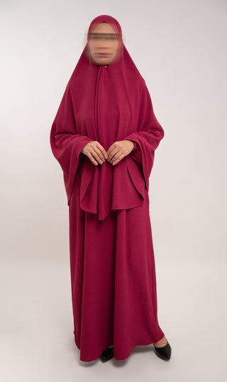A-Linie Puff Jazz Abaya R – Framboise
