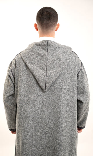 Djellaba Soft Kashmir - Grijs