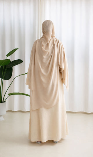 XXL Hijaab Linnen 100*200 cm - Beige