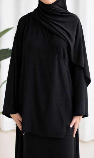 Ramallah Rayon Set Zwart