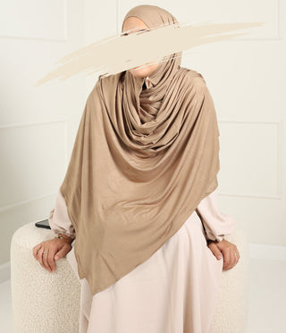 Premium Cotton Scarf 100*200 met Comfort Bonnet