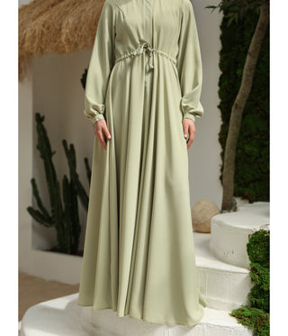 Abaya Maleekah TAYMA - Pastel Green