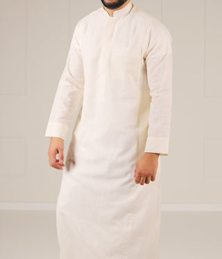 UsW Tailored Saudi Qamees Reda - Ivory