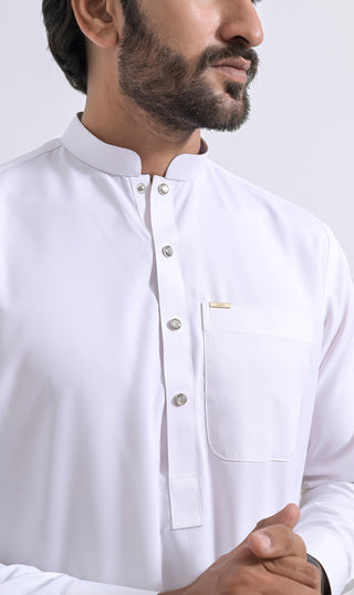 Sarwal Kameez SOFT line - Off White