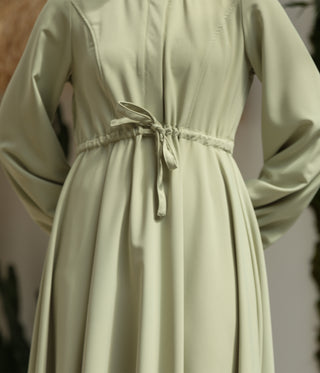 Abaya Maleekah TAYMA - Pastel Green