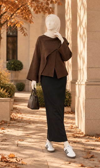 Soft Knit Wrap Cardigan