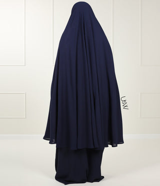 Knie Khimar Stretch Arrzha - Night Blue