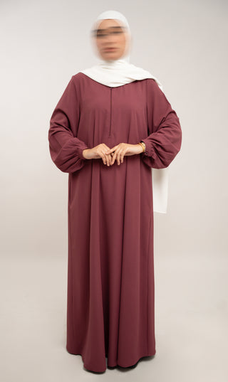 A-line Abaya TAYMA R - Peony