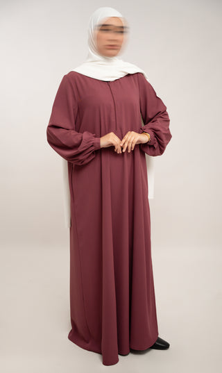 A-line Abaya TAYMA R - Peony