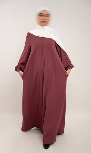 A-line Abaya TAYMA R - Peony