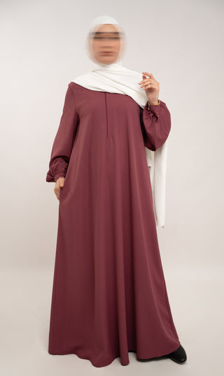 A-line Abaya TAYMA R - Peony
